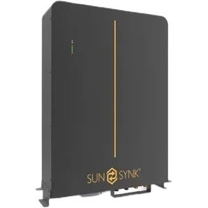 Sunsynk W5.3 5.32kWh IP65 battery, black — product photo